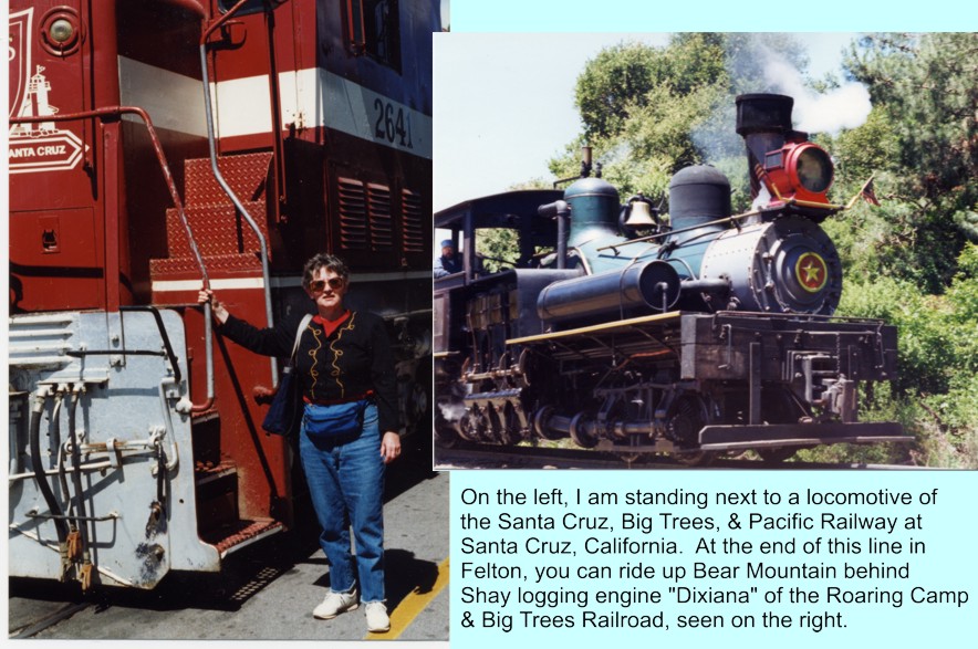 Self portrait with locomotive