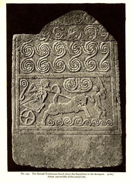 Stele of chariot from Mycenae