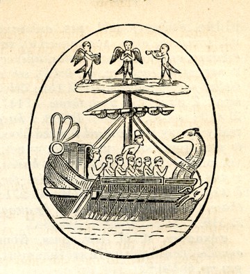 Odysseus ship with sirens