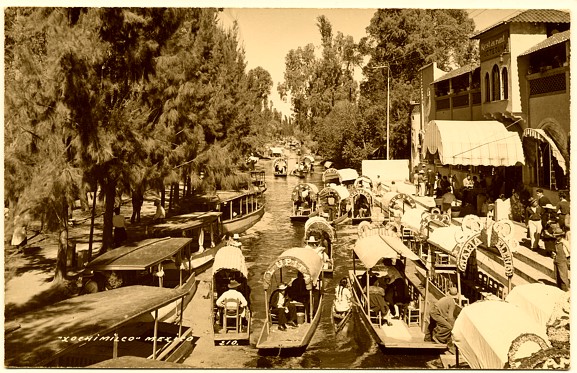 Postcard of Xochimilco