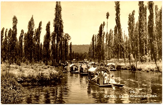 Postcard of Xochimilco
