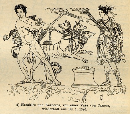 Herakles and Kerberus