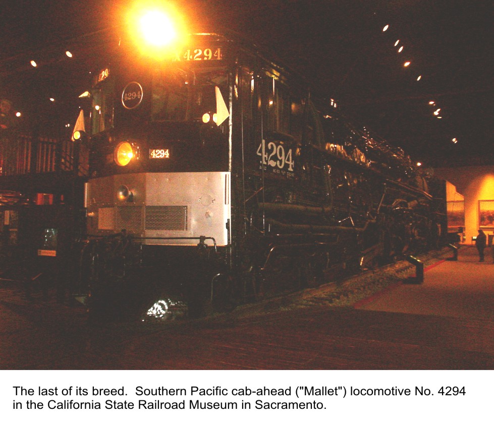 Malley locomotive in Sacramento