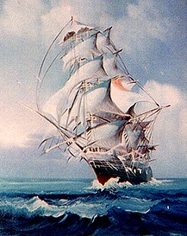 Painting of ship